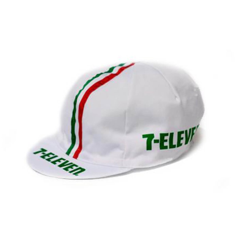 7-Eleven Retro Cycling Cap ONE SIZE WHITE