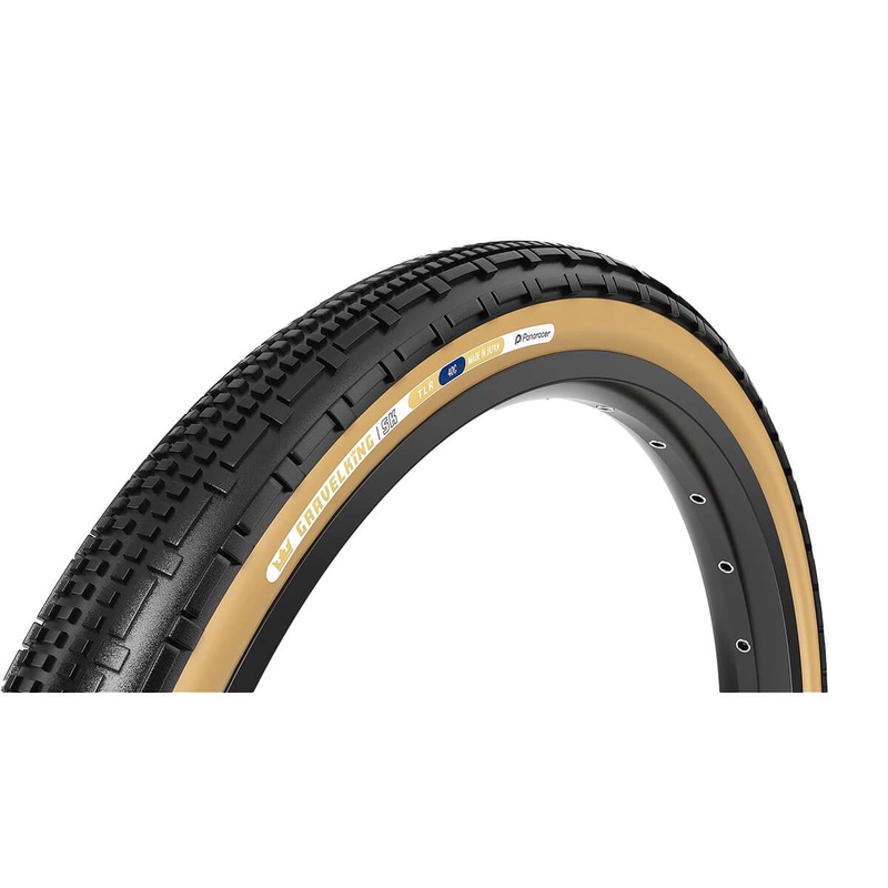 Panaracer Gravelking SK TLR Folding Tyre 700X30C BLACK/BROWN