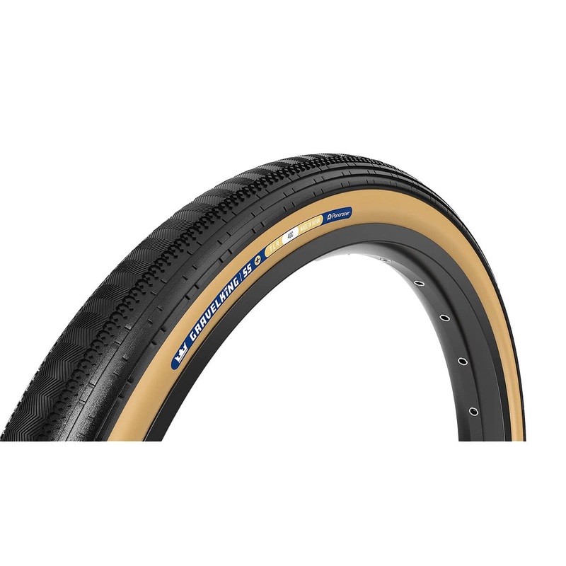 Panaracer Gravelking SS Plus TLR Folding Tyre 700X30C BLACK/BROWN