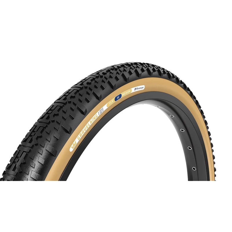 Panaracer Gravelking X1 TLR Folding Tyre 700X35C BLACK/BROWN