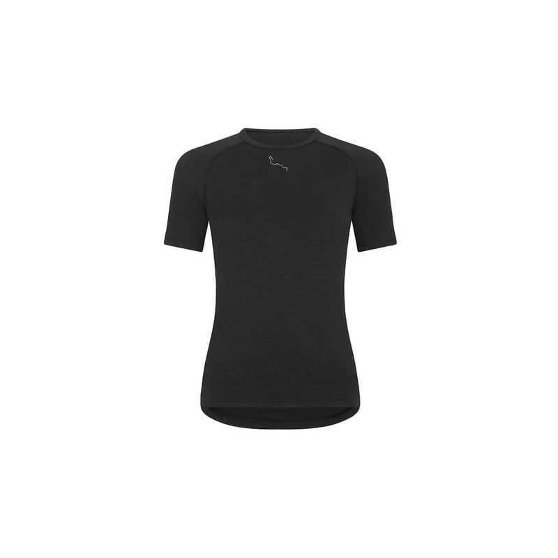 Albion Merino Short Sleeve Baselayer SMALL BLACK