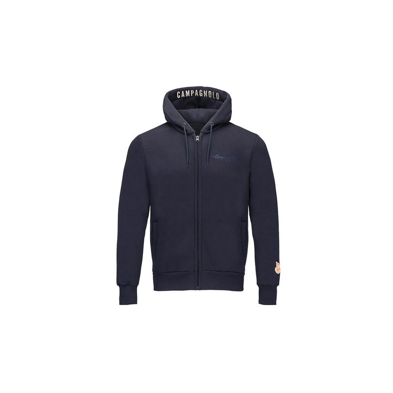 Campagnolo Unisex Hooded Sweatshirt X-SMALL BLUE