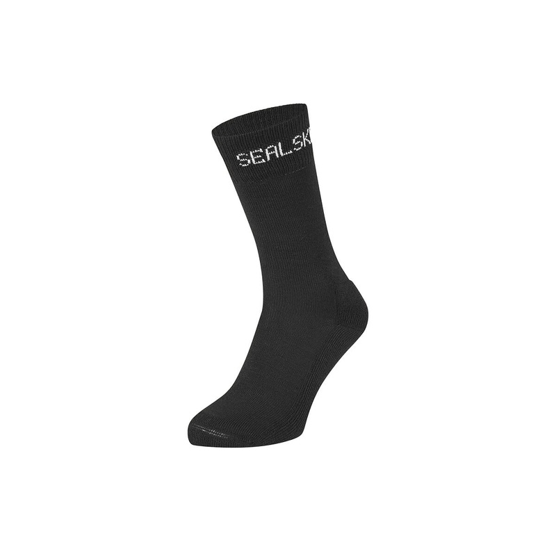 Sealskinz Suffield Solo Merino Liner Socks MEDIUM (EU 38-42) BLACK