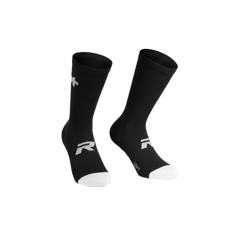 Assos R Socks Twin Pack 0 (EU 35 – 38) BLACK