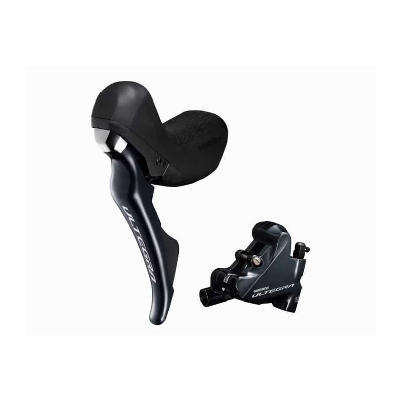 Shimano Ultegra R8025 STI Short Reach Gear Shifter and Ultegra Disc Caliper Kit LEFT – REAR GREY
