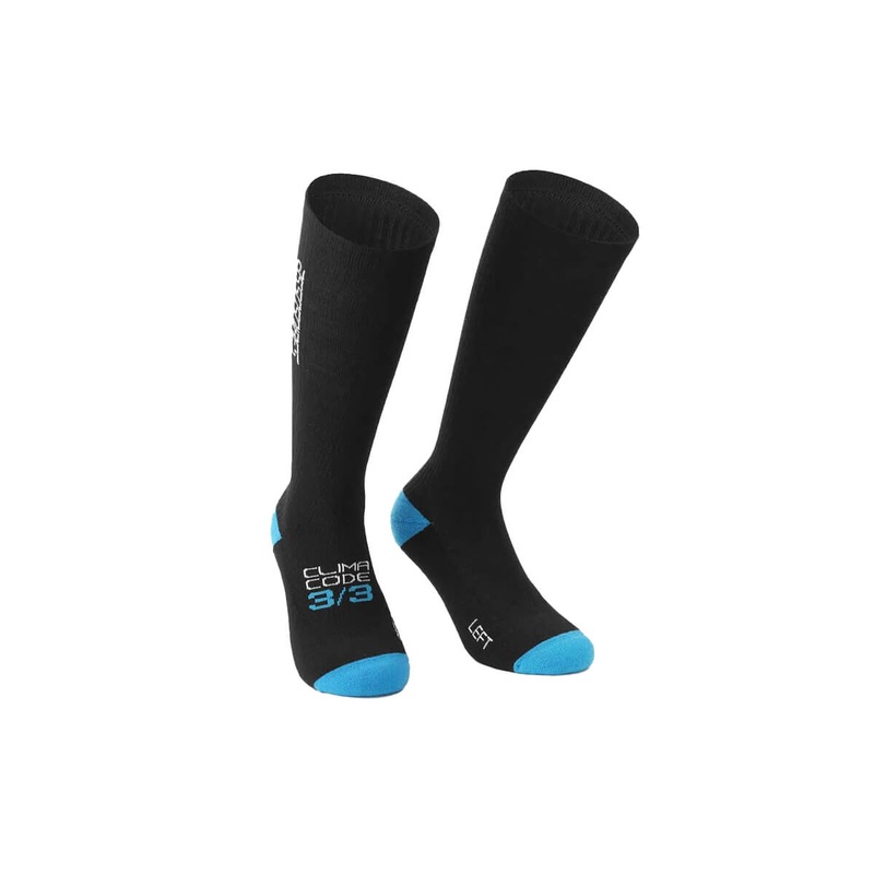 Assos Ultraz 3/3 Fugu Winter Socks 0 BLACK