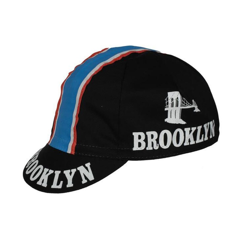 Brooklyn Retro Cycling Cap ONE SIZE BLACK