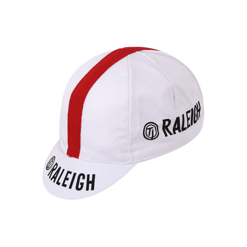 Ti Raleigh Retro Cycling Cap ONE SIZE WHITE