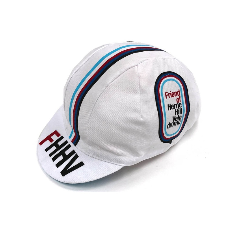 Friends of Herne Hill Velodrome Cap ONE SIZE WHITE