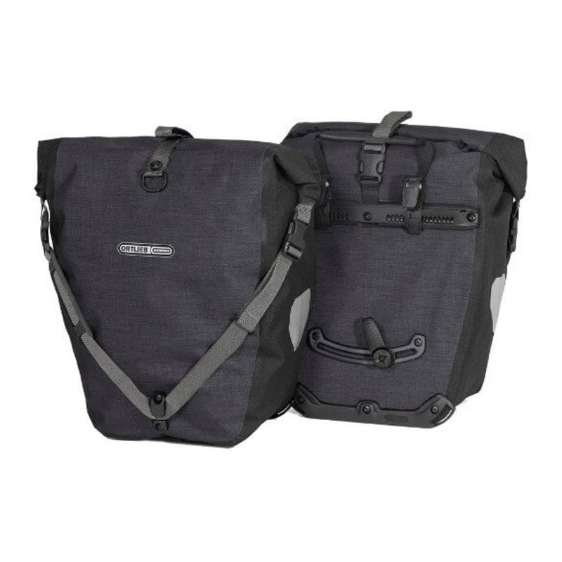 Ortlieb Back Roller Plus Rear Panniers QL2.1 40L PAIR GRANITE/BLACK
