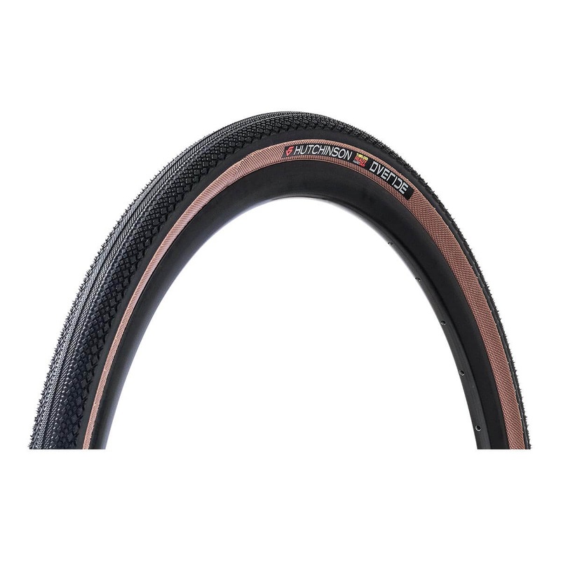 Hutchinson Overide Gravel Tubeless Tyre 700X38C BLACK/TAN