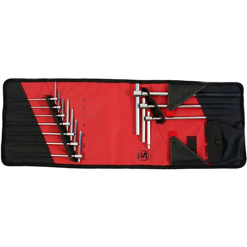 Silca T-Handle Hex Tool Folio Set BLACK