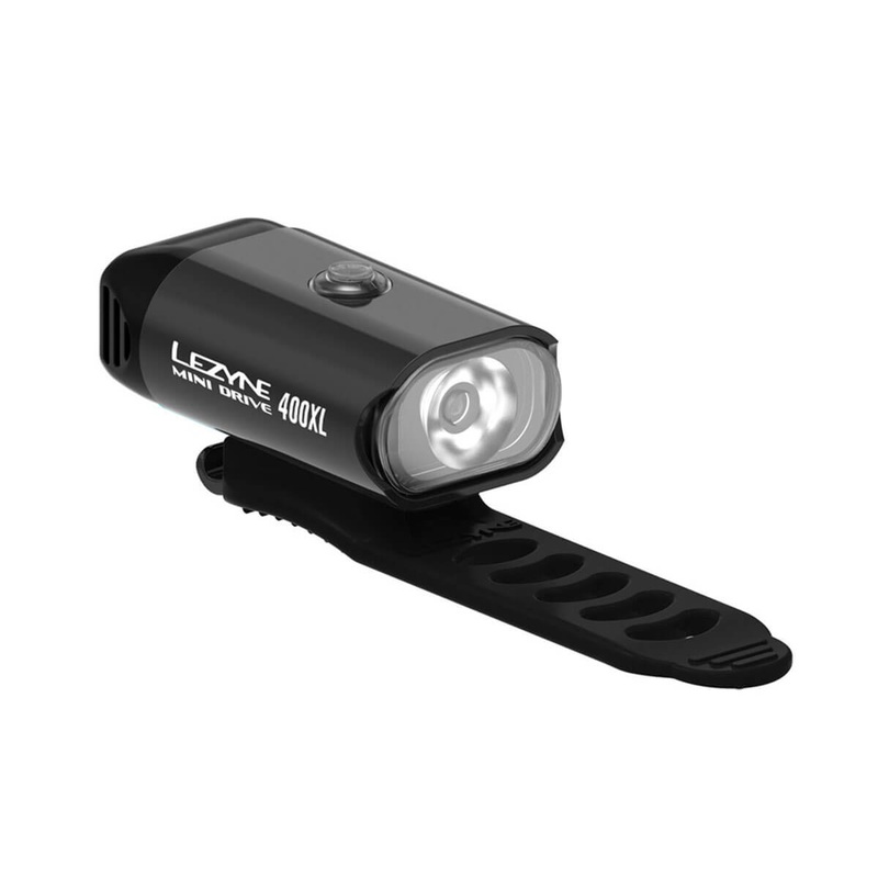 Lezyne Mini Drive 400XL USB Front Cycling Light FRONT BLACK
