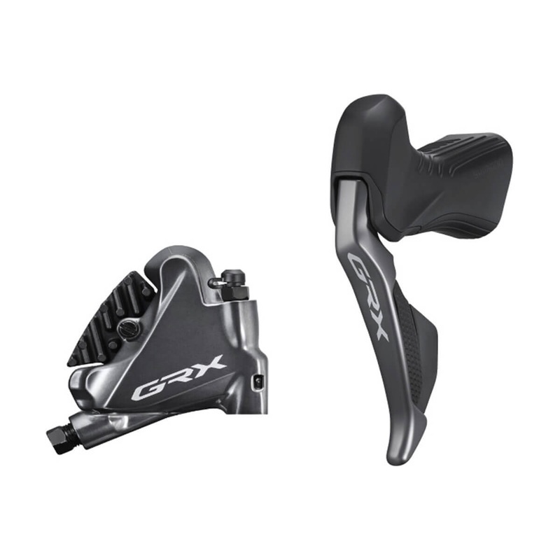 Shimano GRX 810 11-Speed Di2 Gear Shifter & GRX 810 Brake Caliper Kit LEFT REAR GREY