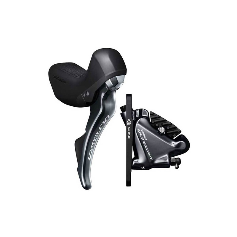 Shimano Ultegra R8020 STI Gear Shifter and Ultegra Disc Caliper Kit LEFT – REAR GREY