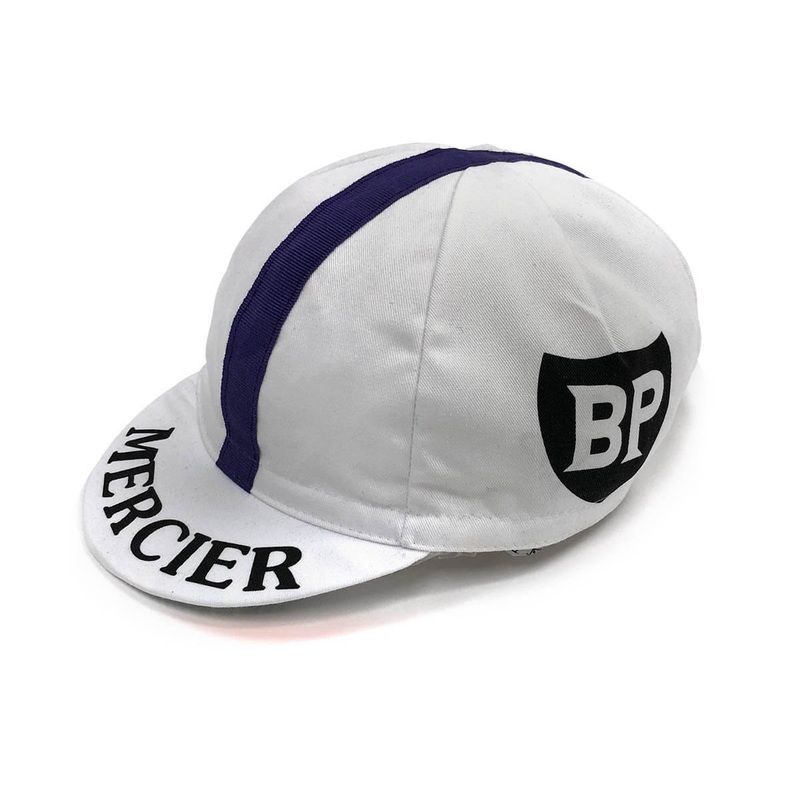 BP Mercier Retro Cycling Cap ONE SIZE WHITE