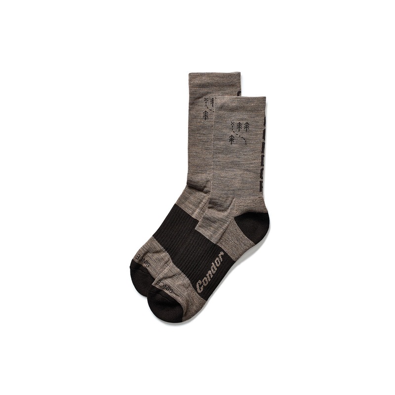 Condor Merino Gravel Socks SMALL/MEDIUM (EU 37-42) CHARCOAL