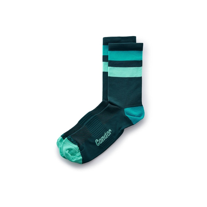 Condor Pro Socks SMALL/MEDIUM (EU 37-42) TEAL/MOSS/GREEN