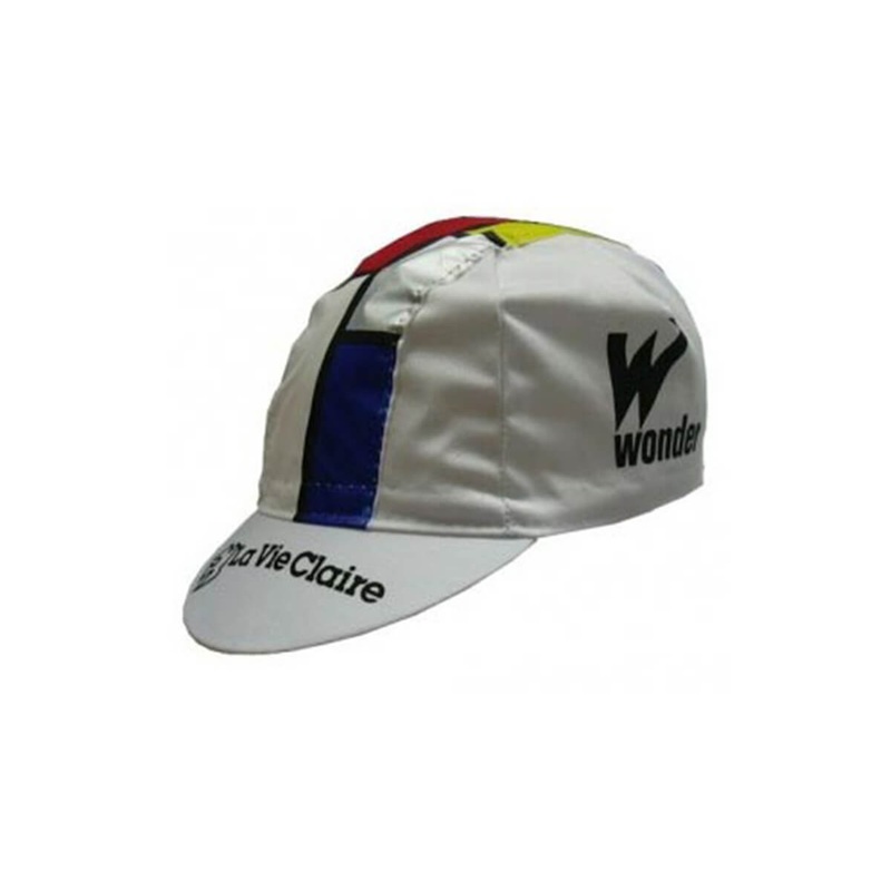 La Vie Claire Retro Cycling Cap ONE SIZE WHITE