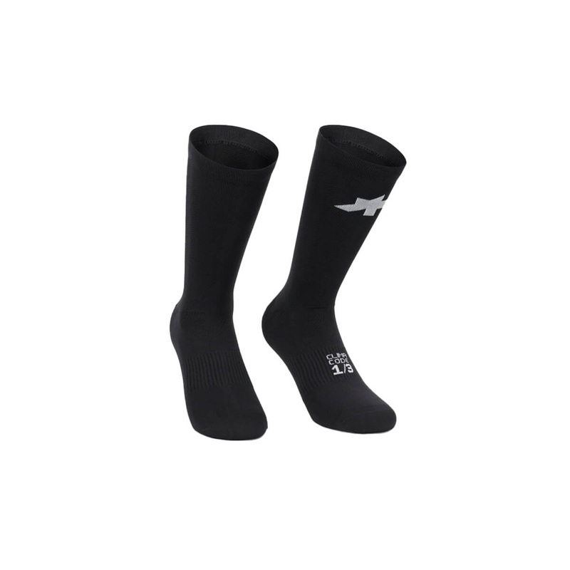 Assos R S11 Socks – Twin Pack 0 (EU 35 – 38) BLACK SERIES