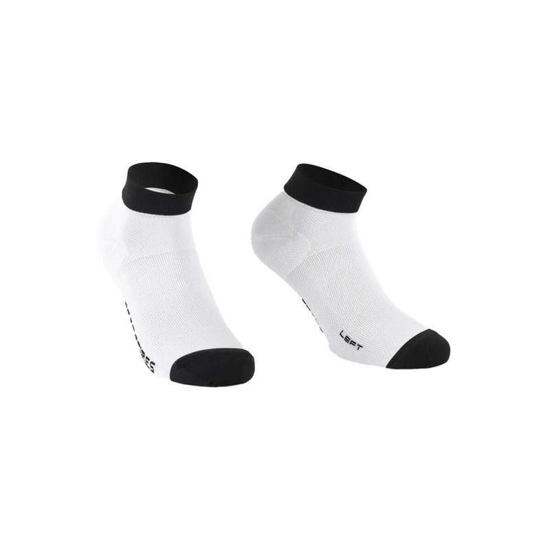 Assos RS SUPERLGER Low Cycling Socks I WHITE