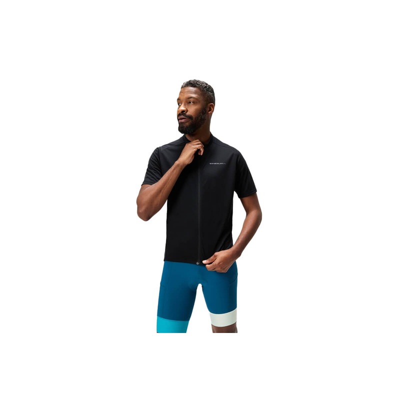 Endura Loop Short Sleeve Zipped Jersey SMALL BLUE