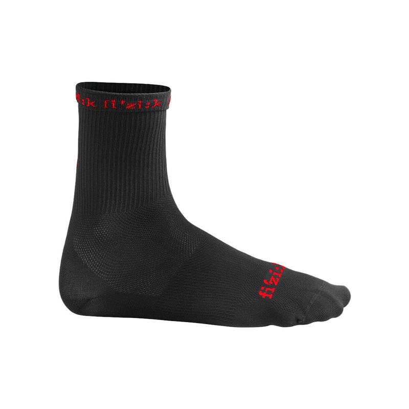 Fizik Summer Cycling Socks SMALL (EU 36-40) BLACK/RED