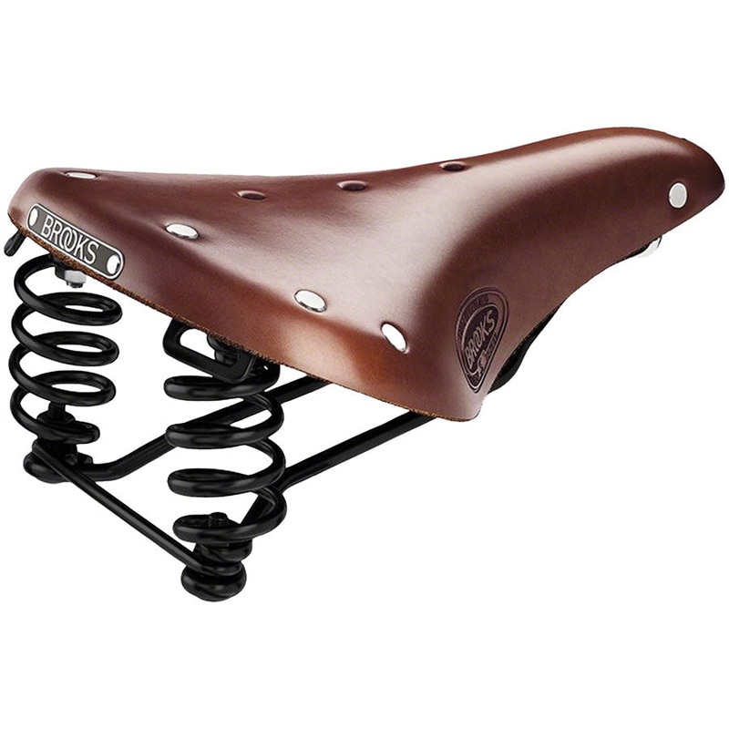 Flyer Saddle – Steel Antique Brown Short