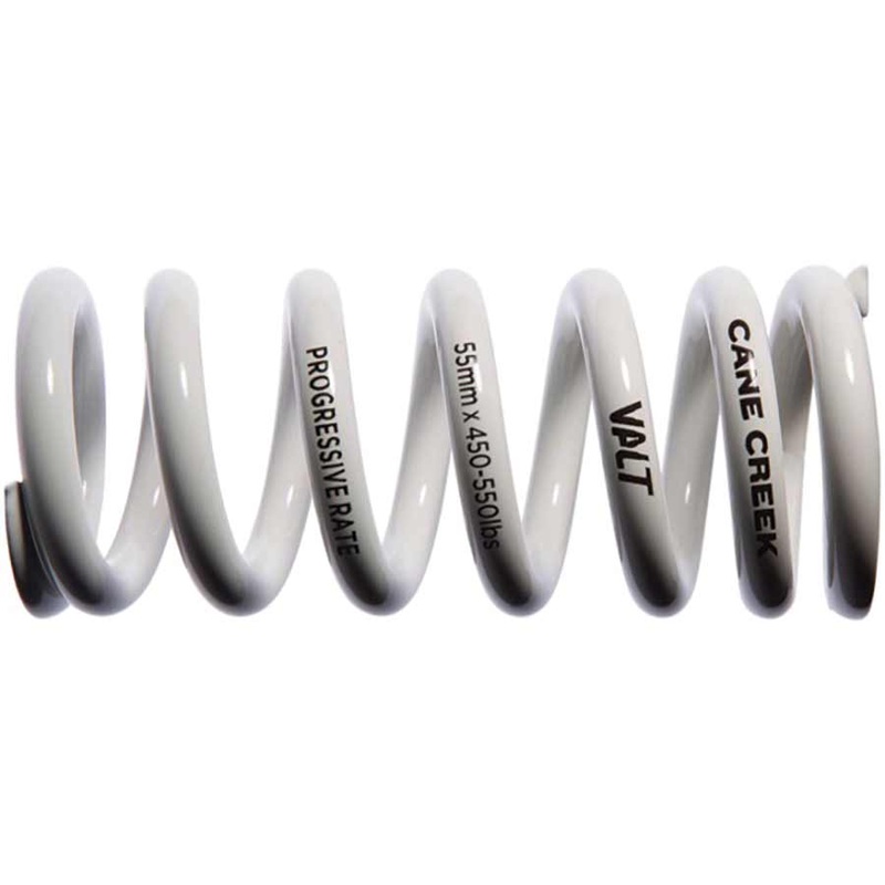 Progressive Rate VALT Lightweight Rear Shock Spring – 55mm x 500-610lbs White
