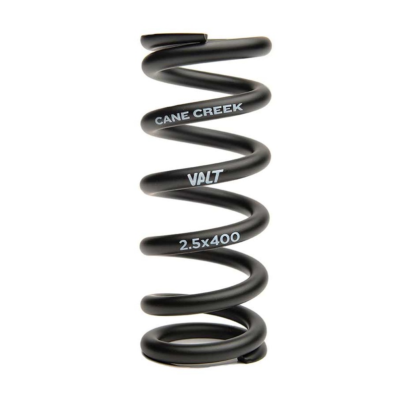 VALT Lightweight Steel Spring Coil Shock 2.50″/63mm x 400lbs BLK