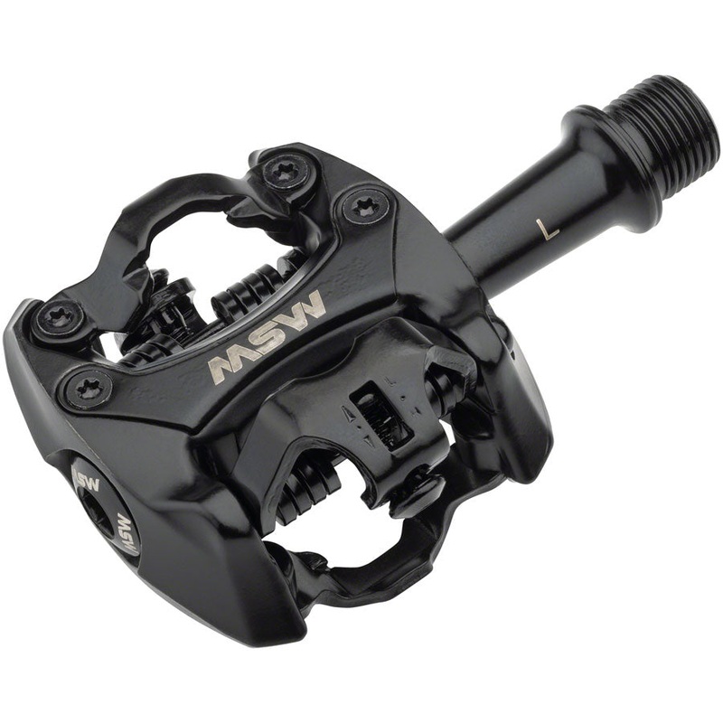 Flash II Pedals – Dual Sided Clipless Aluminum 9/16″ Black
