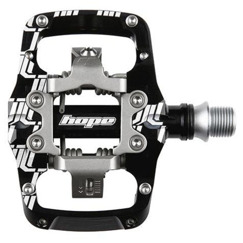 Union TC Pedals – Dual Sided Clipless with Platform 9/16″ Black