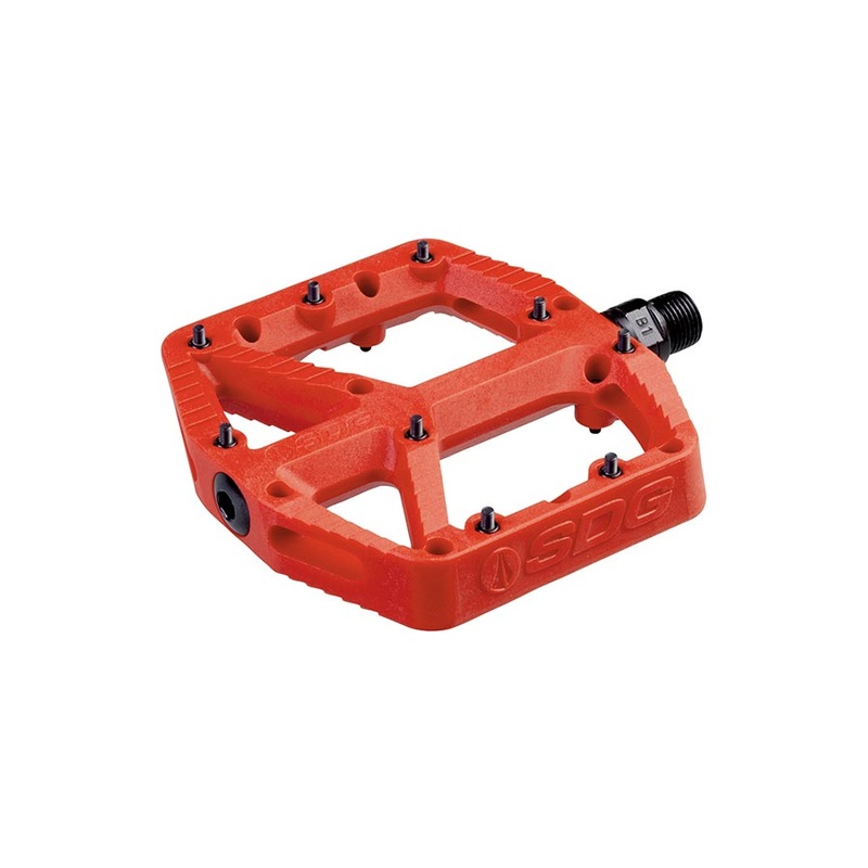 Comp Pedals – Platform Composite  9/16″  Red