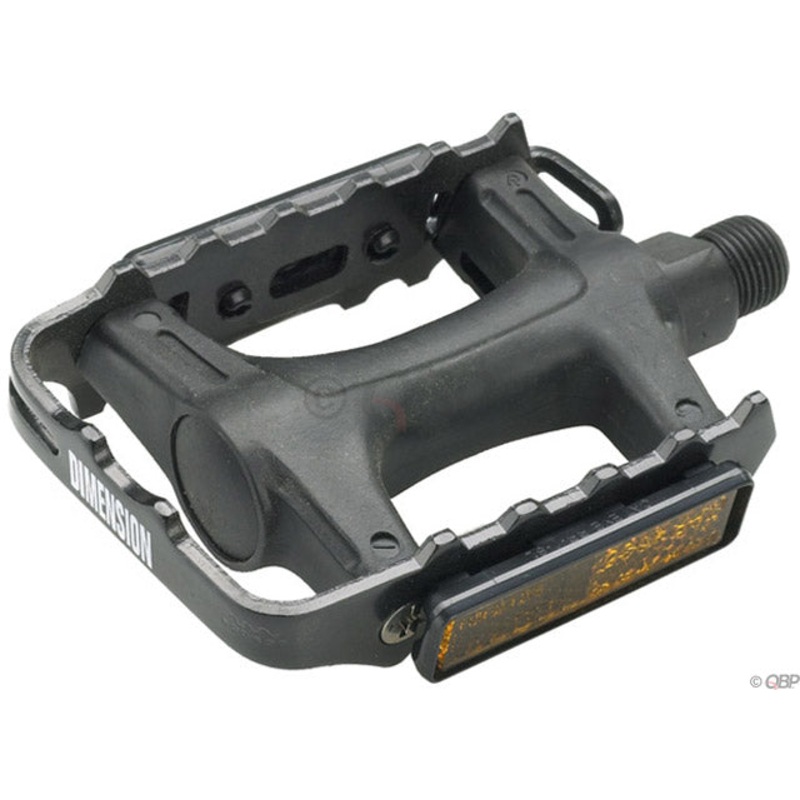 Mountain Sport Pedals – Platform Plastic 9/16″ Black