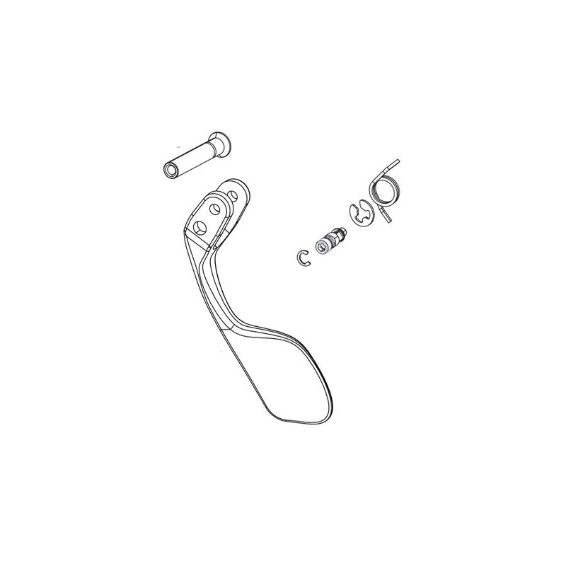 Red 22 HRD Shift Lever Assembly – Left B2