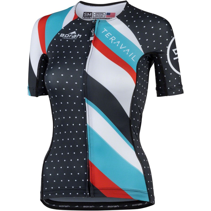 Waypoint Womens Jersey – Black White Blue Red Large
