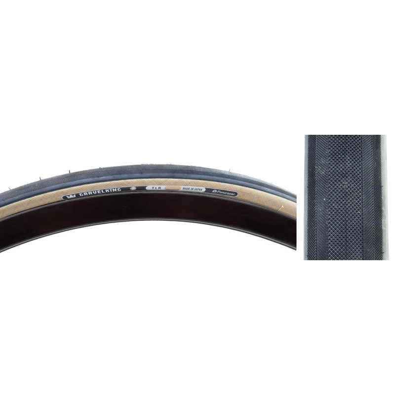 GravelKing Slick R Tire – 700 x 28 Clincher Folding Black/Amber 700 x 28c