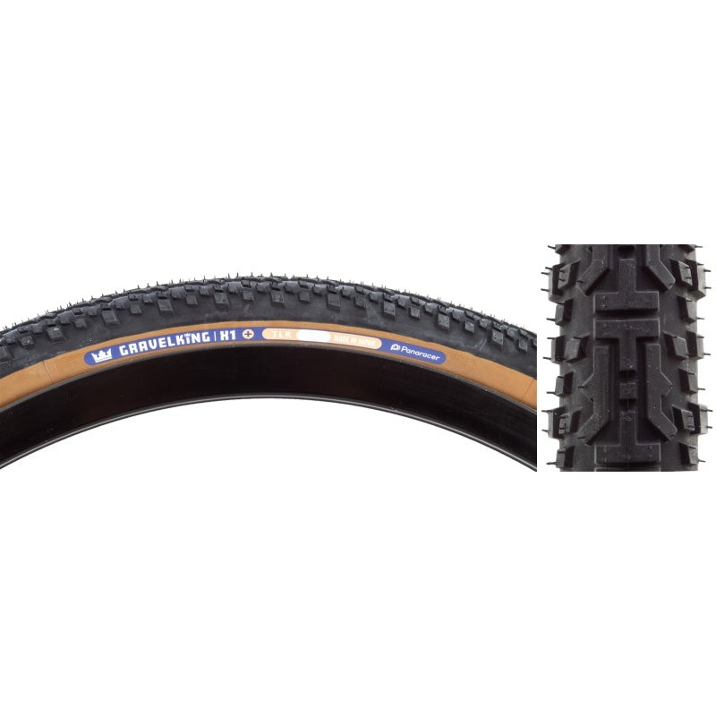 GravelKing X1 Plus Tire – 700 x 45 Tubeless Folding Black/Brown 700 x 45c