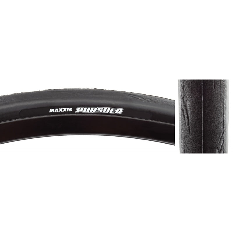 Pursuer Tire 700x28C Folding Clincher Single 60TPI Black