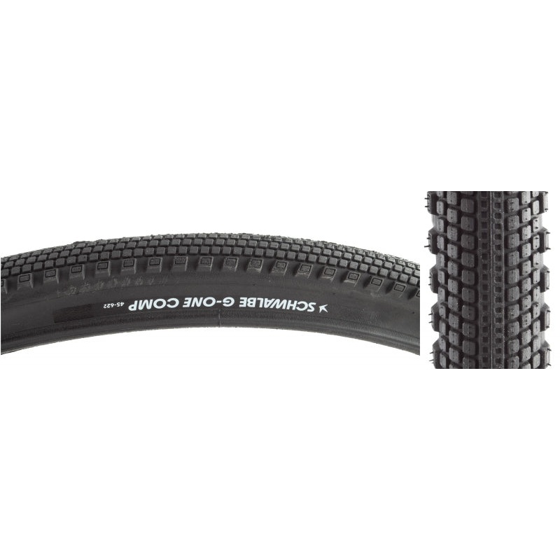 G-One Comp Tire – 700 x 45 Clincher Wire BLK Active Line K-Guard Green 700 x 45c