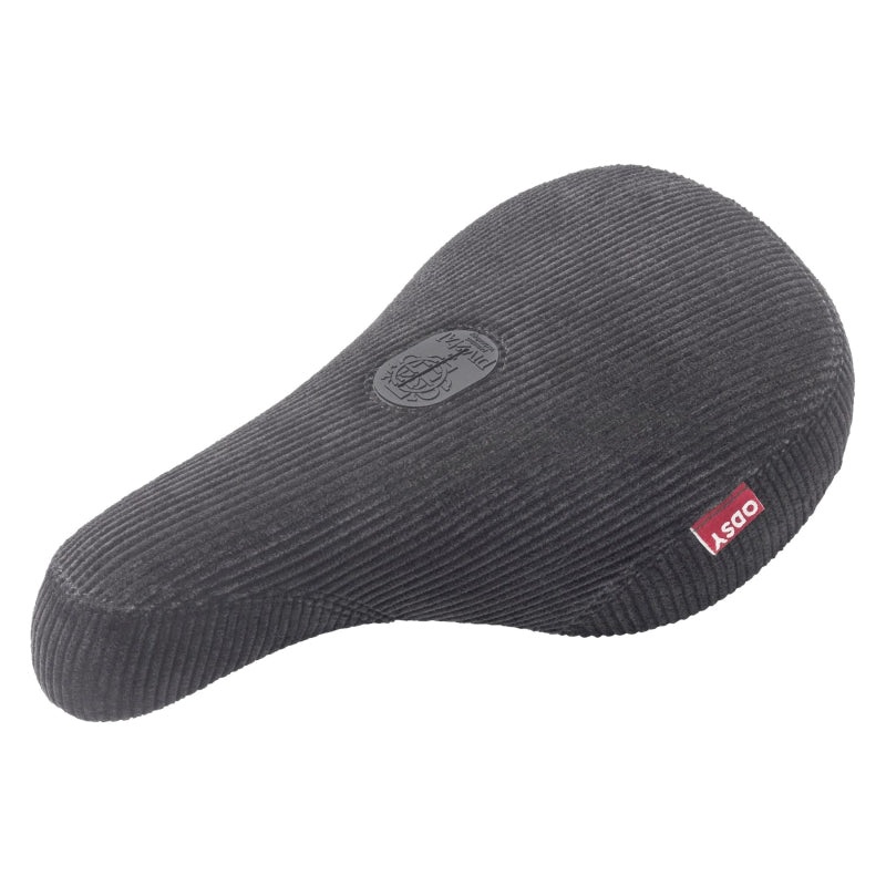 Broc Raiford Fat Cap Saddle BMX Pivotal Corduroy Black Fat