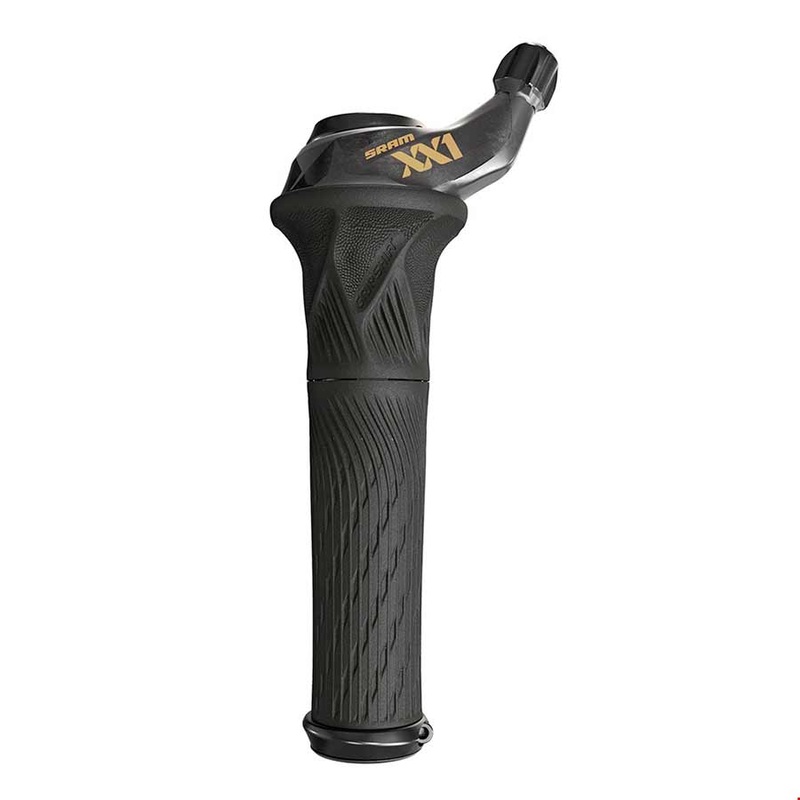 XX1 Eagle 12-Speed GripShift Shifter Discrete Clamp BLK Gold Logo