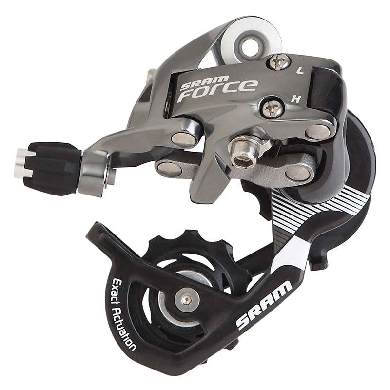 Force Rear Derailleur – 10 Speed Short Cage Black