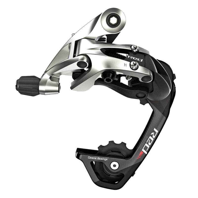 Red WiFli Rear Derailleur – 11 Speed Medium Cage Black