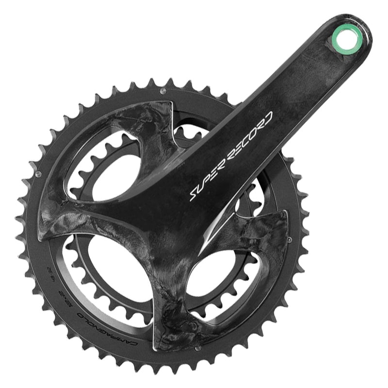 Super Record Wireless Crankset – 165mm 12-Speed 48/32t Campy 121/88 Asym BCD Ultra Torque Spindle Carbon