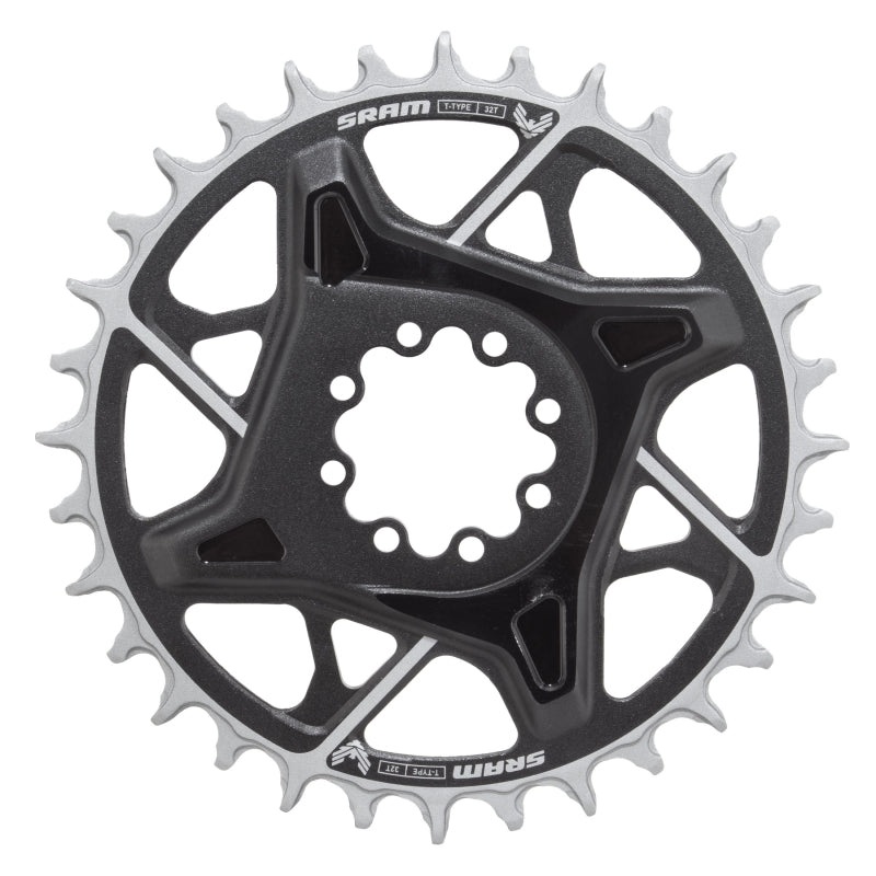 X0 Eagle T-Type Direct Mount Chainring – 32t 12-Speed 8-Bolt Direct Mount 3mm Offset Aluminum BLK D1