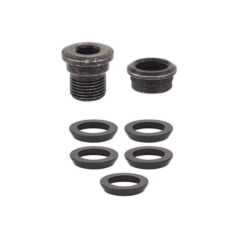 Force 1/ CX1 Chainring Spacer Bolt Set Five Spacers Hidden Nut/Bolt Fits Rival 1 Hidden Chainring Bolt Design