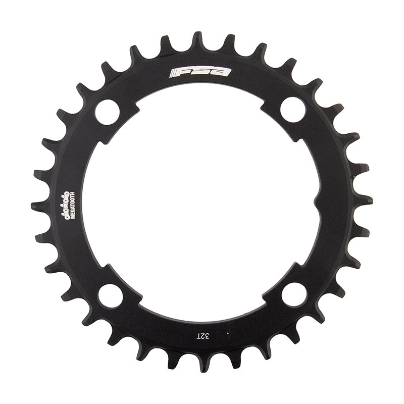Megatooth 1×10/11sp Chainring 104BCDx32T Blk