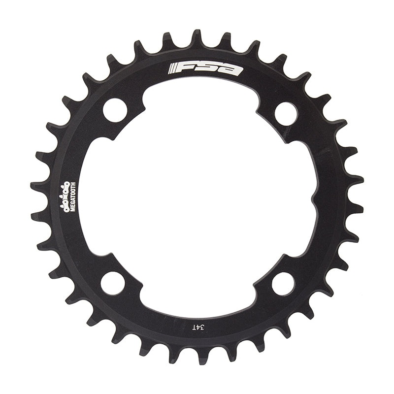 Megatooth 1×10/11sp Chainring 104BCDx34T Blk