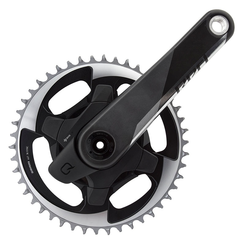 Red 1 AXS Quarq Power Meter Crankset Speed: 12 Spindle: 28.99mm BCD: Direct Mount 46 DUB 172.5mm Black Road